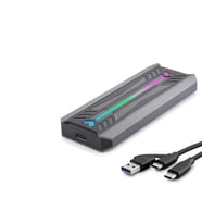 SSD Kutu Type-C 3.1 + Usb3.0 Nvme M2 Chıp Rtl9210 Siyah HDX1775