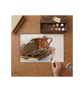 Buğday Ekmeği - Fırın - Ekmekçilik Tasarımı 240 parça Ahşap Puzzle Ahşap Kutuda MP01784
