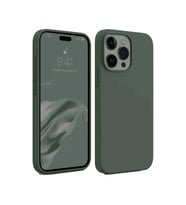 iPhone 15 Pro Max Kılıf First Silikon - Koyu Yeşil