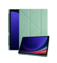 Mey İthalat® Samsung Galaxy Tab A11 Plus Kalemlikli Mars Tablet Kılıfı - Açık Yeşil