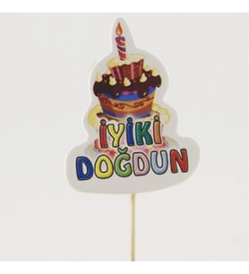 İyiki Doğdun Simli Kürdan Seti 20'li-