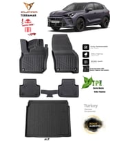 Cupra Terramar Alt 2024+ Araca Özel 3D Paspas Ve 3D Bagaj Havuzu