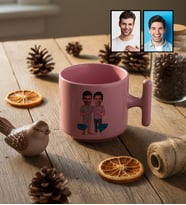 Kişiye Özel Karikatürlü Kankaya Erkek Kardeşe Abiye Hediye T Pastel Kupa Doğum Günü Hediyesi
