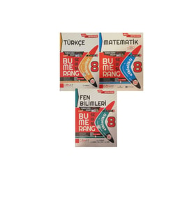 Günay Yayıncılık Günay Yayınları 8.sınıf Bumerang Matematik+türkçe+fen Bilimleri Konu Özetli Soru Bankası (güncel) (Çok Renkli)