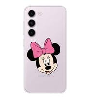 Samsung Galaxy S23 Plus  Kamera korumalı Kapak Minnie Mouse Tasarımlı  Şeffaf Kılıf