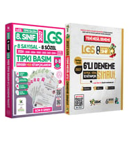 2027 8.sınıf Lgs 8+8 Tıpkı Basım Çıkmış Soru ve 6lı Tüm Yıl Deneme Paketi Dijital Çözümlü TG