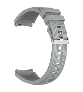 Huawei Watch GT 3 42mm Uyumlu Kordon Silikon Çizgili Spor Yumuşak KRD-18 Kayış