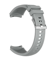 Huawei Watch GT 3 42mm Uyumlu Kordon Silikon Çizgili Spor Yumuşak KRD-18 Kayış