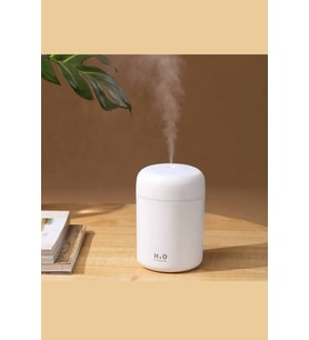 Humidifier Hava Nemlendirici USB Buhar Makinesi Işıklı Oda Araç Aroma Difüzörü H2O