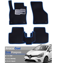 Renault Clio 4 Station Wagon (2012-2019) Uyumlu EVA Paspas Tam Set – Birebir Uyum,Araca Özel Tasarım
