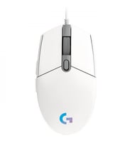 Logitech 910-005824 G102 LightSync Beyaz 8000DPI 6 Tuş Optik RGB White Kablolu Gaming (Oyuncu) Mouse