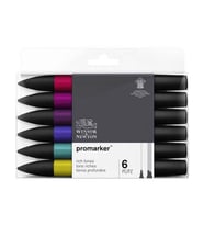 Winsor Newton Promarker 6lı Zengin Tonlar Kalem Seti 4832