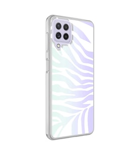 Galaxy M22 Kılıf Zore M-Blue Desenli Kılıf