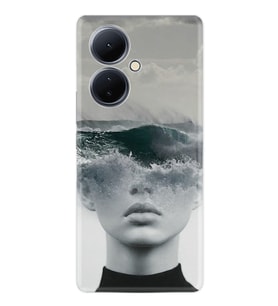 Vivo V29 Lite Kılıf Resimli Desenli Baskılı Silikon Mistic Woman 1361