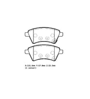 FIAT SEDICI- 07/08; ÖN FREN BALATASI 1,6/1,9/2,0 (KABLOSUZ)(DİSK) (131,6X57X15,5)(BRAMAX) 71750033