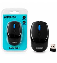 WIRELESS - KABLOSUZ SİYAH - LACİVERT USB OPTİCAL MOUSE VAKUM AMBALAJ 1600DPI PİLLİ = 1AA SMW-87 (5343)