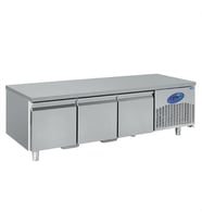 CSA Karacasan (304 Çelik) 210 Lt 200 cm Üç Kapılı 700'Lük Tezgah Altı Buzdolabı