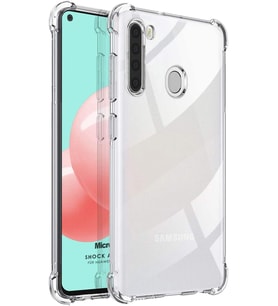 Samsung Galaxy A21 Uyumlu Darbe Emici Şeffaf Silikon Kılıf