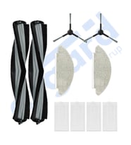 VİOMİ V5 – V5 PRO – ALPHA 2 PRO Uyumlu 2 Ana Fırça 2 Yan Fırça 4 Filtre 2 Mop PKT-iasgf0000988