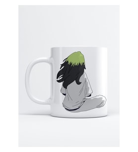 Billie Eilish Baskılı Porselen Kupa Bardak