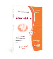 Egem Yayınları Açık Öğr. Aöf Türk Dili 2 Konu Anlatımlı Soru Bankası (Çok Renkli)