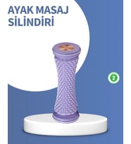 Derin Doku Ayak Masaj Silindiri Plantar Fasiit Topuk Ağrısı İçin
