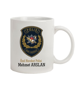 İsme Özel Kupa Bardak - Özel Harekat Polisi