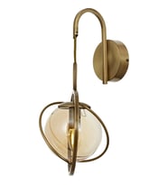 AVONNI AP-60291-1E Eskitme Kaplama Aplik E14 Metal Cam 22x24cm