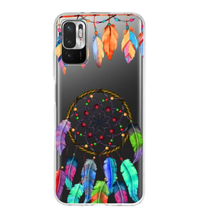 PrintiFy Xiaomi Redmi 10 5G ile Uyumlu 1mm Slim Fit Nazar Boncuğu 6 Baskılı Şeffaf  Kılıf