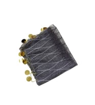 Halay Mendili Dantelli Gri 10'lu paket