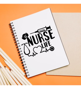 Hemşire Nurse Life Tasarımlı Defter