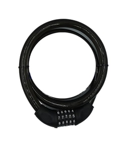 YM-747 120cm 20mm 5 Şifreli Siyah Motorsiklet Kilidi