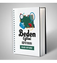 Beden Öğretmenine Özel İsimli Defter