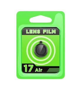 İphone 17 Air Raze Metal Kamera Lens - Siyah