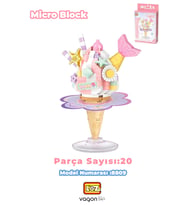 LOZ Micro Block Serisi Bardak Dondurma Figürü 200 Parça Oyuncak Yapım Seti FFLZ-8809