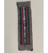25X6  CM TAŞLI BONCUKLU TASARIM KIYAFET YAKA AKSESUARI APLİK DİKİŞ