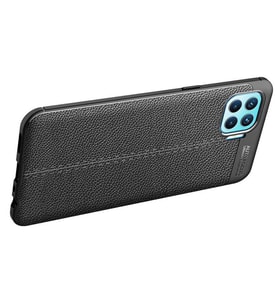 Oppo Reno 4 Lite Kılıf Pu-Deri Leather-Pu Serisi Protected Case (Siyah)