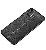 Oppo A52 Kılıf Pu-Deri Leather-Pu Serisi Protected Case (Siyah)