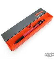 Rotring 500 Kırmızı 0.5 Mekanik Kurşun Kalem  İsme Özel Kalem (Siyah-Gri)