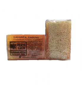 Doğal Kabak Lifli Lavanta Sabunu 100-120gr 1Adet, Derya Eren