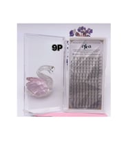 9D ÇEK BIRAK HAZIR VOLÜM İPEK KİRPİK 0.7 KALINLIK D KIVRIM 8-15MM BOY ARALIĞI
