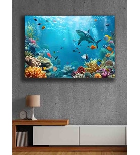 Koç stüdyo Modern tasarım kanvas tablo 50x70 (Çok Renkli)