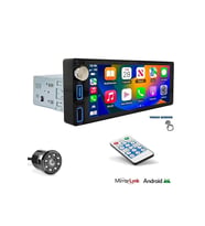MEGAVOX MGX-MP686 Oto Teyp Single Dın 6.9 İnç 4X55W Bluetooth Mirrorlink