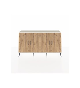Arges Konsol 4 Raflı 4 Kapaklı 176x30x99 Aytaşı-Çam/Antrasit