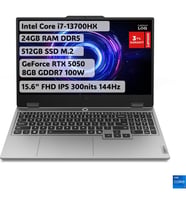 Lenovo LOQ Intel Core i7 13700HX 24GB 512GB SSD RTX5050 Freedos 15.6" FHD 144Hz Taşınabilir Bilgisayar 83JE00LATR