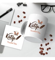 Katibe Hediye Kupa ve Altlık Seti (Beyaz)