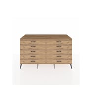 Kronos Konsol 10 Çekmeceli  176x59x99 Antrasit-Çam