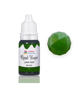 Epoksi Reçine Opak Boya Pigment Opak Epoksi Boyası 20 ML  Çimen Yeşili - 1312
