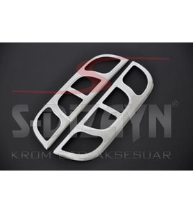 Fiat Fiorino Uyumlu Krom Stop Çerçevesi 2 Parça 2008 Üzeri