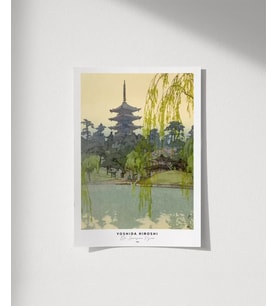 Çerçevesiz Poster Yoshida Hiroshi Sarusawa Göleti